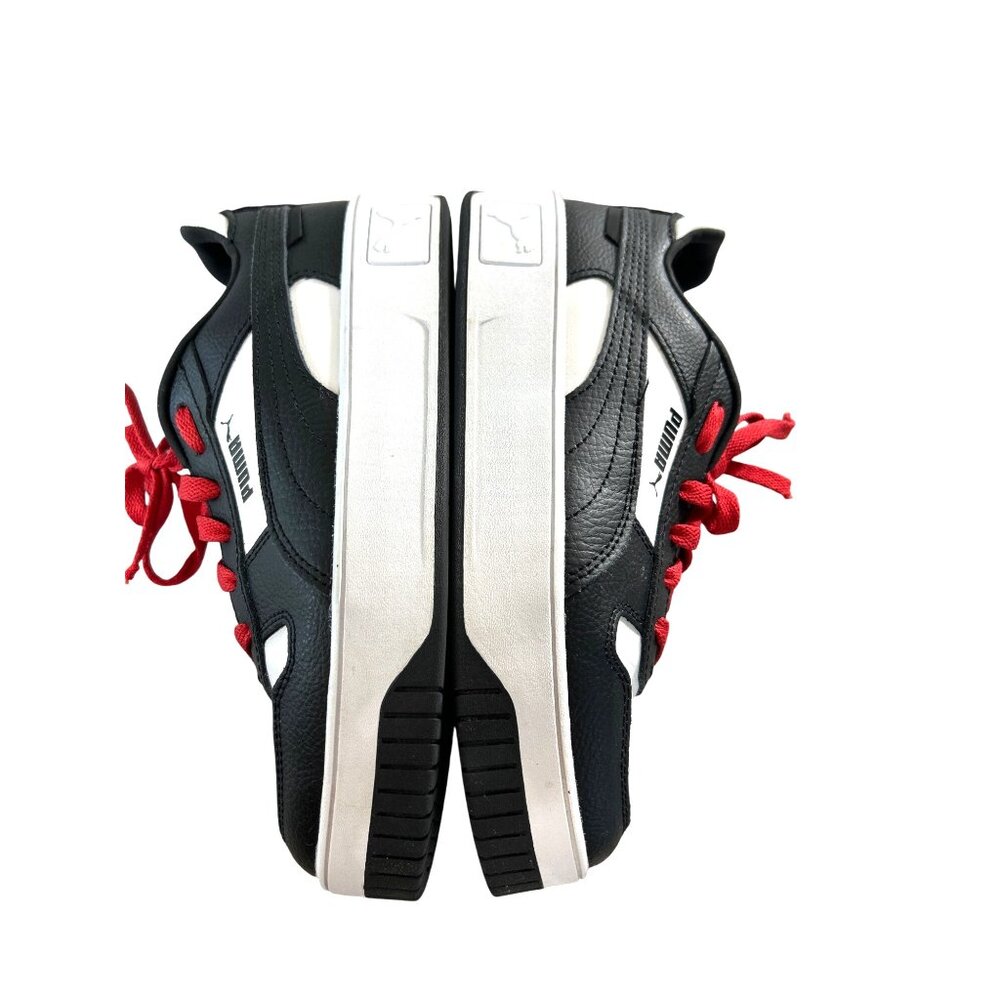 Puma Womens Sneakers 389390-16 Black/White/Red Size 5.5 - Picture 4 of 8